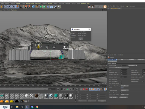 Lunar Bunker Entrance 3D Model