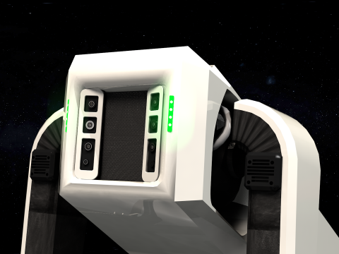 Lunar Robot Dog Model 3D