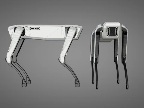 Lunar Robot Dog 3D Model