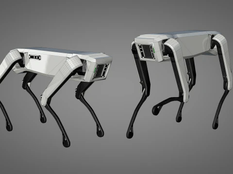 Lunar Robot Dog 3D Model