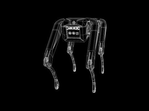 Lunar Robot Dog Model 3D