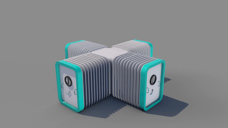 避难所连接 3D 模型 .c4d .max .obj .3ds .fbx .stl .blend 