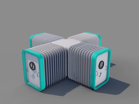 避难所连接 3D 模型