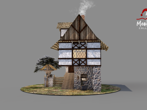 Medieval House 03 3D 모델