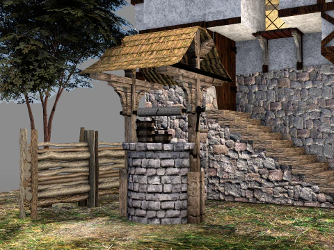 Medieval House 03 3D Model
