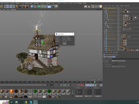 Medieval House 03 3D 모델