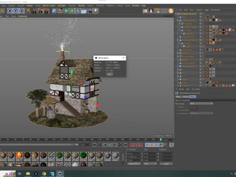 Medieval House 03 3D Model