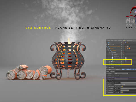 Medieval Floor Lighting Modelo 3D