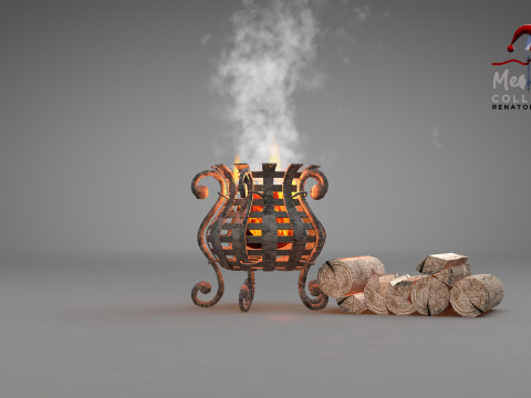 Medieval Floor Lighting Modelo 3D