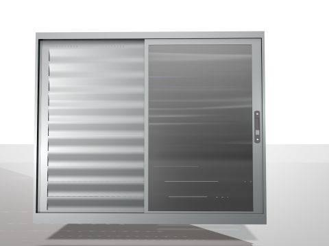 Aluminum Windows 3D-Modell