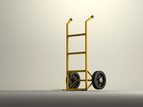 Cargo Cart Duo 3D Model