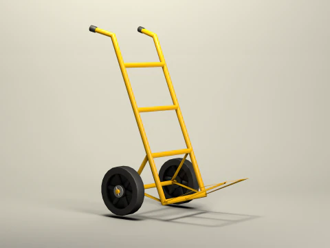 Cargo Cart Duo 3D Model