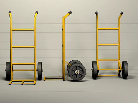 Cargo Cart Duo 3D Model