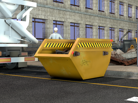 Debris Bucket 3D Model