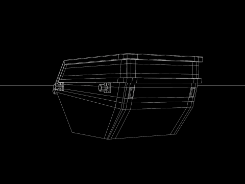 Debris Bucket 3D Model