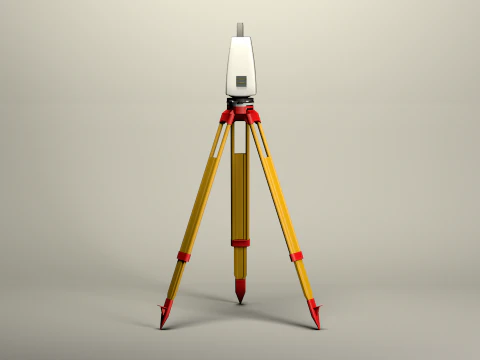Taqueometros Full Station 3D Model