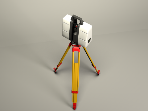 Taqueometros Full Station 3D Model
