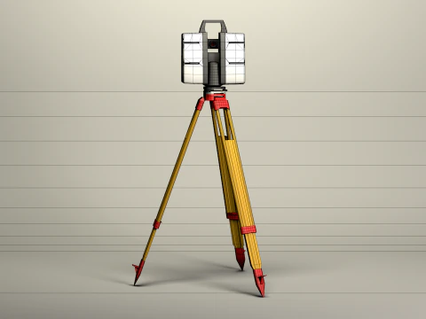 Taqueometros Full Station 3D Model