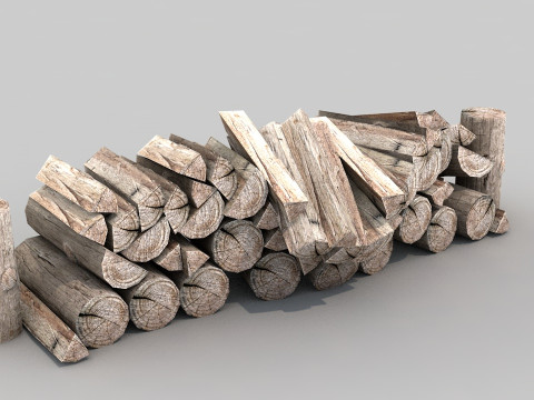 Firewood Nature 3D Model