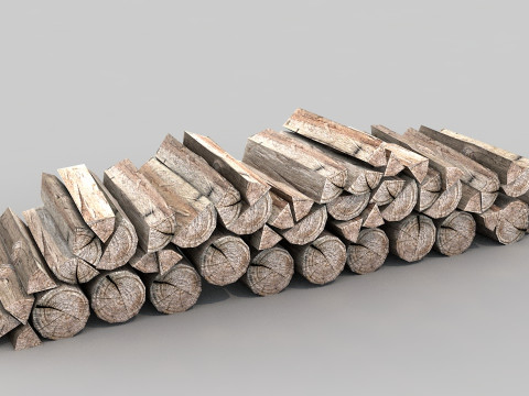 Firewood Nature 3D Model