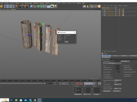 Firewood Nature 3D Model