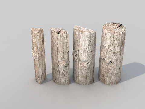 Firewood Nature 3D Model