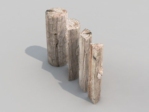 Firewood Nature 3D Model
