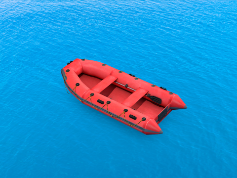 Lifeboat Inflate 3D Model
