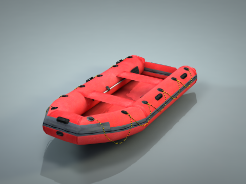 Lifeboat Inflate 3D Model