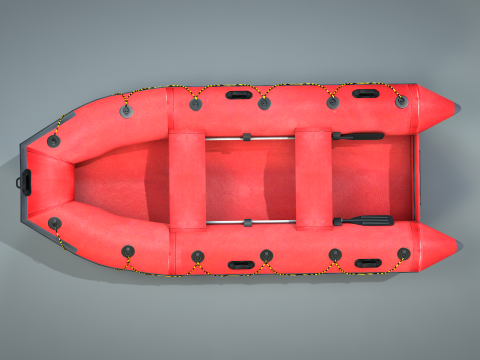 Lifeboat Inflate 3D Model
