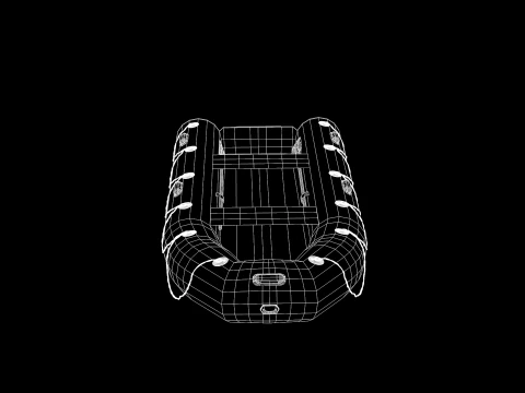 Rettungsboot aufblasen 3D Modell