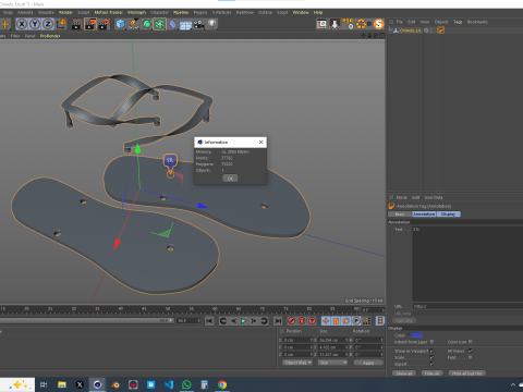 Slippers USA Modelo 3D