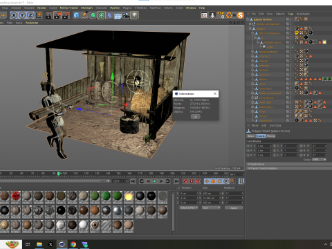 Medieval Shed Model 3D