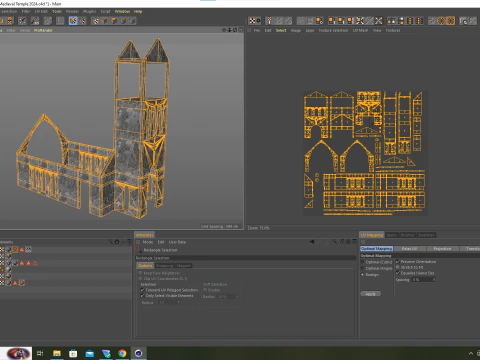 Medieval Temple 2024 3D Model