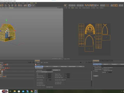 Medieval Temple 2024 3D Model