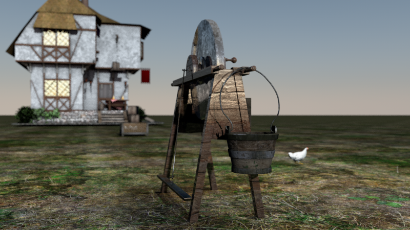 Medieval Shapering Machine Modelo 3D .c4d .max .obj .3ds .fbx .stl .blend