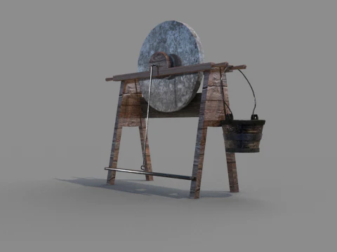 중세 쉐이핑 기계 3D 모델