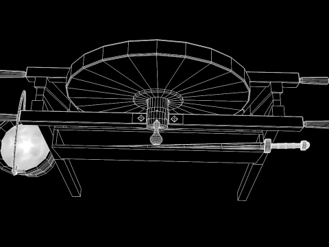 Medieval Shapering Machine Modelo 3D