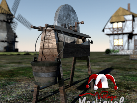 Medieval Shapering Machine Modelo 3D