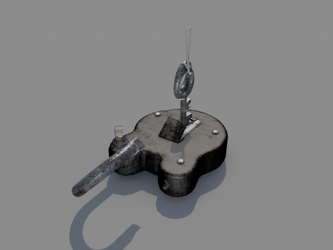 Medieval Padlock T1 3Dモデル