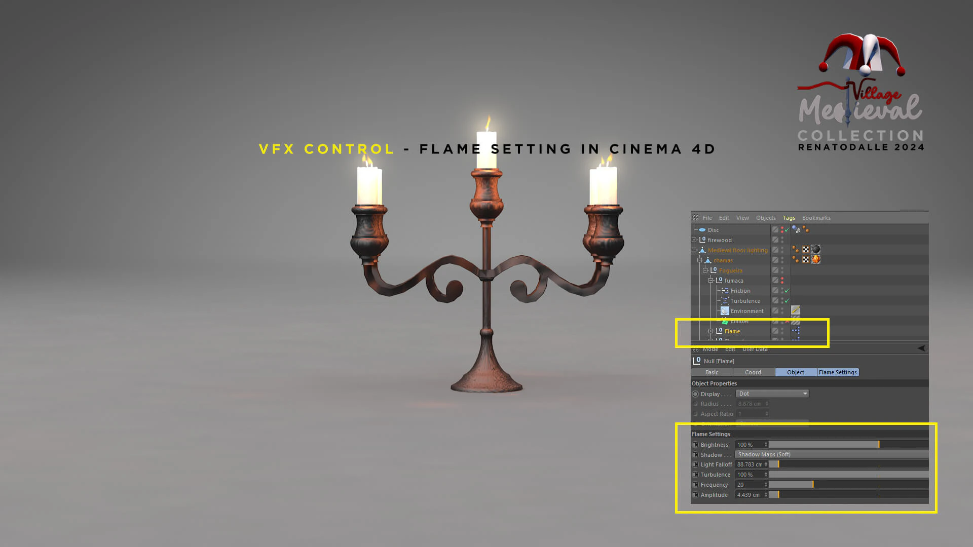 Medieval Forged Chandelier Table 3D Model .c4d .max .obj .3ds .fbx .stl .blend 