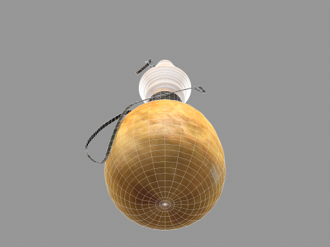 Medieval Gourd Water 3D Model