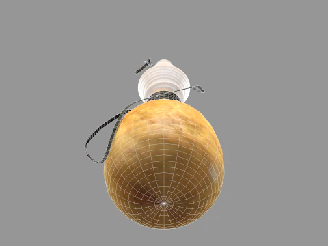 Medieval Gourd Water 3D Model