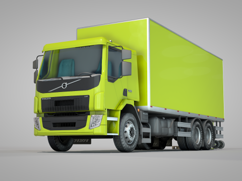 Volvo Truck Box 3D Model