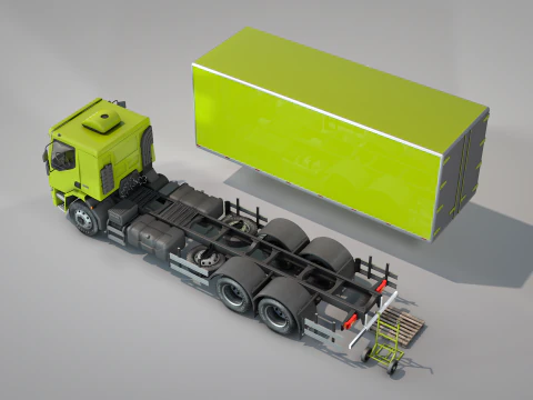 Volvo Truck Box 3D Model