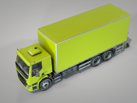 Volvo Truck Box 3D Model