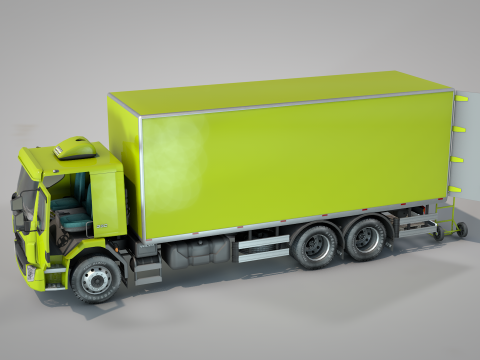 Volvo Truck Box 3D Model