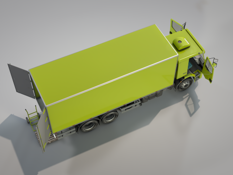 Volvo Truck Box 3D Model