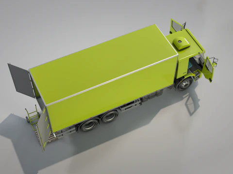 Volvo Truck Box 3D Model