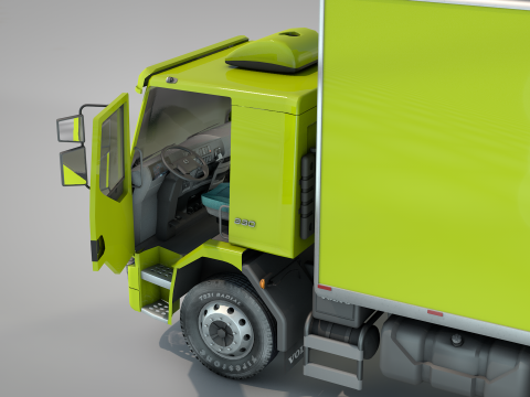 Volvo Truck Box 3D Model